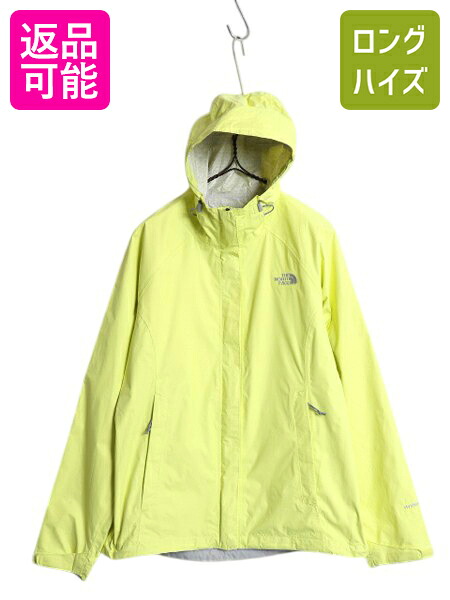 【4/20 777円OFFクーポン×最大8倍】 US企画 ノースフェイス ベンチャー ジャケット レディース M マウンテンパーカー ナイロン HYVENT ジャンパー パッカブル マンパ イエロー| 古着 中古 日本未発売 The North Face ブルゾン マウンテン パーカー ナイロンジャケット フル