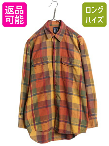 楽天市場】00s □ OLD GAP チェック 長袖 ボタンダウン シャツ