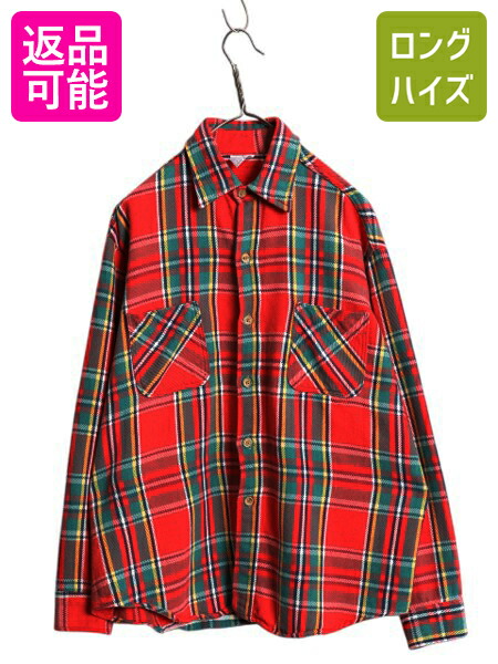 turt様用70sヘビーネルシャツ チェックシャツ ヴィンテージシャツ XL 赤 70年代 BIG MAC ビッグマック ヘビーネルシャツ チェックシャツ