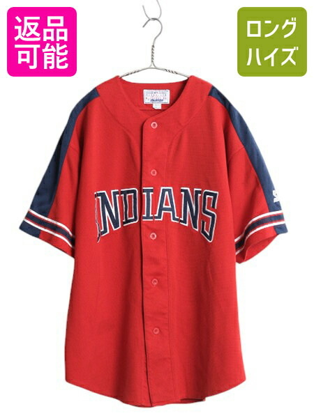 MLB オフィシャル TRUE FAN インディアンズ  ベースボール シャツ メンズ L / 古着 ゲームシャツ ユニフォーム メジャーリーグ 半袖シャツ 楽天市場】【9/15 48h限定777円OFFクーポン配布!】 MLB