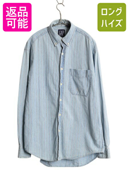 貴重◎　old gap オープンカラーシャツ　ブラック　Ｌ usa 新品 USA製 CALTOP Open Collar L/S Shirts (BLACK) キャル
