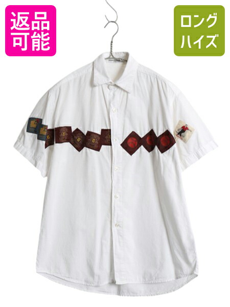 ホワイトショートスリーブシャツ ボウリングシャツ 古着 ヴィンテージ オンラインショップ新商品を追加しました❗️ 