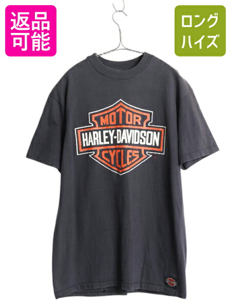 ハーレーダビッドソン ファイヤースカルビッグロゴ ノースリーブ 海外古着 Harley Davidson L/古着 ハーレーダビッドソン ノースリーブ