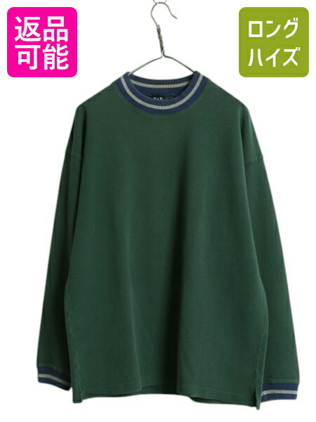 vintage GAP オールドギャップ フード付きロンT アメリカ製 90s 90s OLD GAP フード付きロンT カットソー USA製 アメリカ製