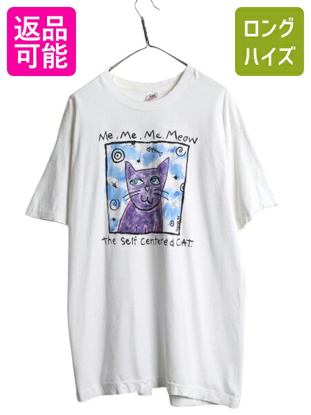 楽天市場】90s オールド 人気 黒 ☆ CATS 両面 プリント 半袖 Tシャツ