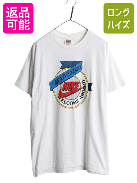 ナイキ Tシャツ グラフィック ロゴ プリント 古着 メンズ M 大きいサイズ メンズ NIKE ナイキ ロゴプリント 半袖Tシャツ 黒