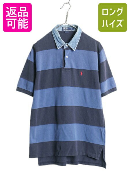 楽天市場】90s ポロ ラルフローレン 半袖 スウェット メンズ L 古着 90