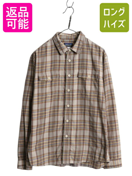 美品　patagoniaパタゴニア オンブレチェックシャツ　XL ハルキの古着 楽天市場】13年製 パタゴニア オンブレ チェック バックショット