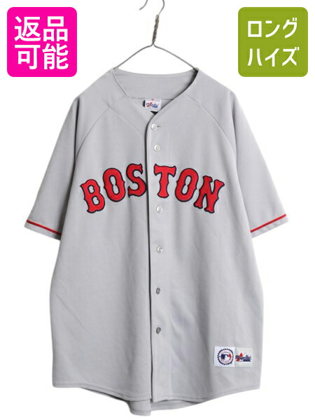 プルオーバー　ゲームシャツ　レッドソックス 楽天市場】00s □ MLB オフィシャル Majestic ボストン レッド