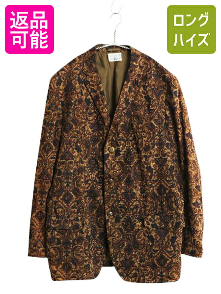VALENZA テーラードジャケット 40 金ボタン ワッペン 刺繍 ブラック セール】ビッグシルエット ワッペン刺繍デザイン レーシング