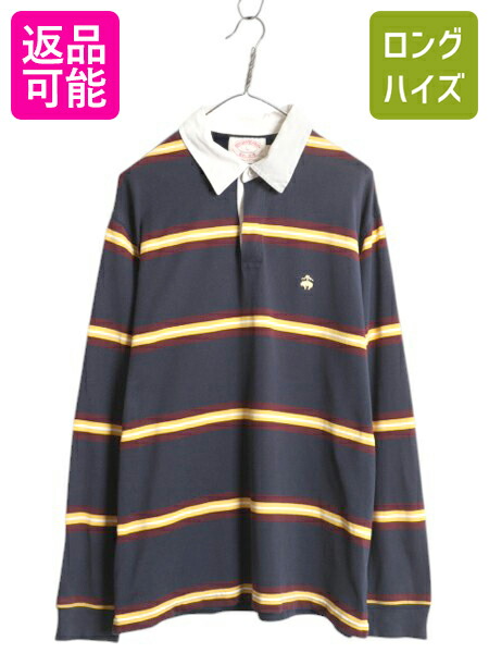 BROOKS BROTHERS ボーダー ラガーシャツ XXL パープル BROOKS BROTHERS ボーダー ラガーシャツ XXL パープル