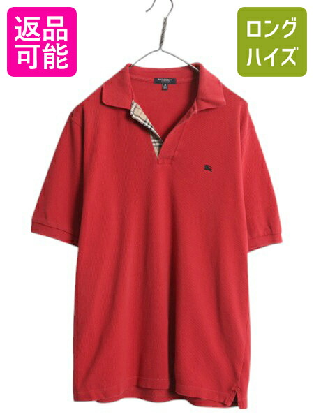 美品　バーバリー　ブリット　半袖　ポロシャツ　ノバチェック　サマー　春夏　黒　M BURBERRY BRIT 袖ノバチェック 半袖 ポロシャツ 黒 L - メルカリ