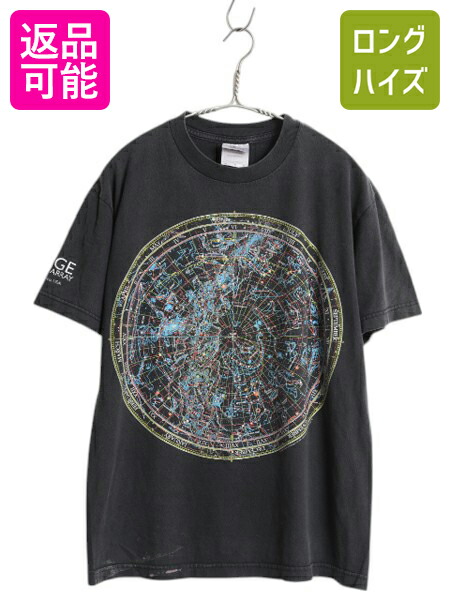 楽天市場】90s USA製 □ 宇宙 惑星 アート 3面 プリント 半袖 T