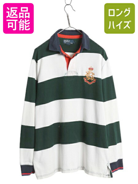 ポロ ラルフ・ローレン ラガーシャツ ネイビー ピンク 楽天市場】□ POLO ポロ ラルフローレン ボーダー 長袖 ラガー
