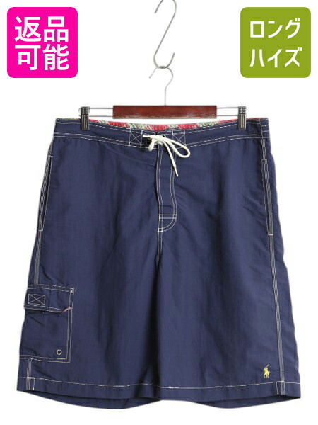 【未使用】Polo Ralph Lauren 水陸両用ナイロンショートパンツ黒M Lazar｜USポロ ショートパンツ メンズ ナイロン ショーツ 水陸