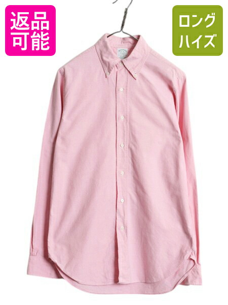 P　新品　ブルックスブラザーズ　半袖　ボタンダウンシャツ　ピンク　１４H b3e2bce4a64066249b6a9a68e583d6