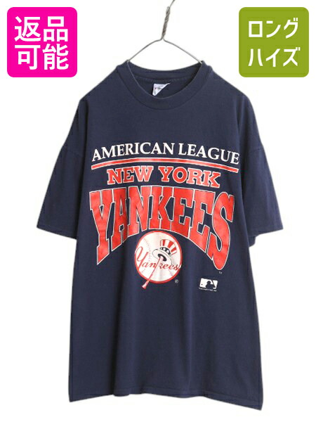 PLAZA MLB Tシャツ ニューヨーク・ヤンキース MLB ロングスリーブTシャツ ニューヨーク・ヤンキース(ネイビー
