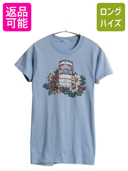 楽天市場】90s USA製 □ バドワイザー カエル ワニ イラスト 両面