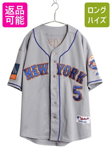 楽天市場】メッツ ベースボール シャツ メンズ XXL 程/ MLB