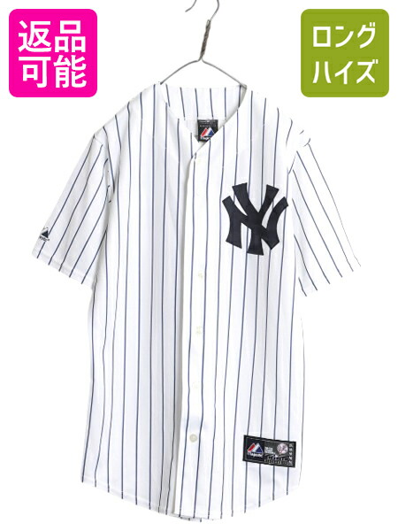 00s Majestic MLB ヤンキース プルオーバー 半袖 楽天市場】□ MLB オフィシャル Majestic ニューヨーク