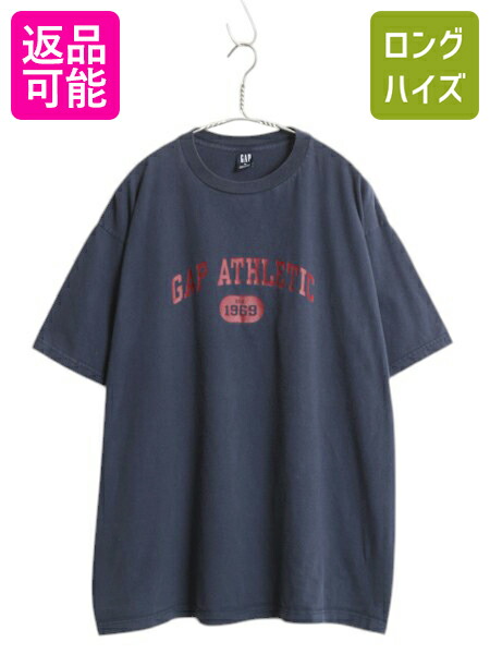 80sUSA製 GAP オールドギャップ　ラガーシャツ　ボロ　XL 90s 90年代 オールドギャップ OLD GAP 紺 ネイビー 緑 グリーン