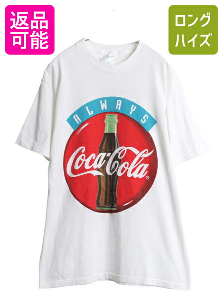 楽天市場】90s USA製 ☆ コカコーラ 両面 プリント 半袖 Tシャツ
