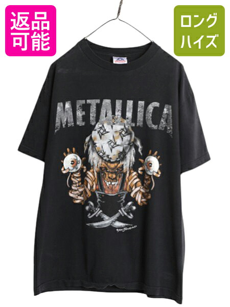 半袖Tシャツ メンズ メタル装飾リボンプリント セール】オーバーサイズロゴフォトプリント半袖メタリック箔