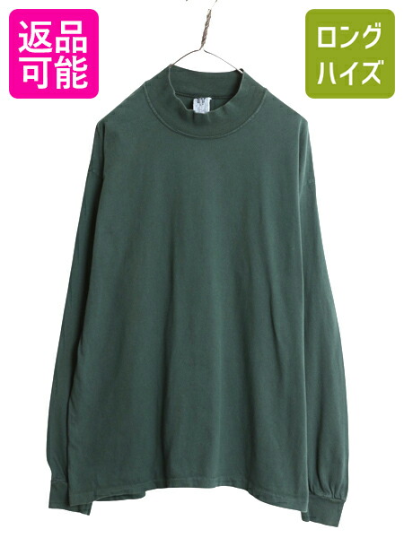 90s USA製 OLD GAP モックネック 無地 ロンT オールドギャップ 90s USA製 OLD GAP モックネック 無地 ロンT オールドギャップ