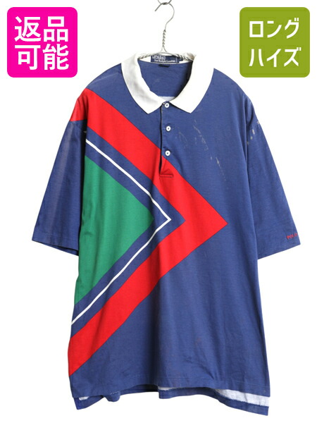 ポロバイ ラルフローレン タツノオトシゴ 半袖 ポロシャツ XL 90s 鹿の子 1ab7899ef43674f13d8a0b8dcce776