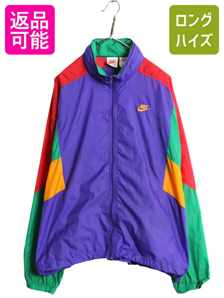 90s NIKE ‼︎TENNISロゴ ウインドブレーカートリコロールカラー女子M k-mrd09y22n15z4478.jpg