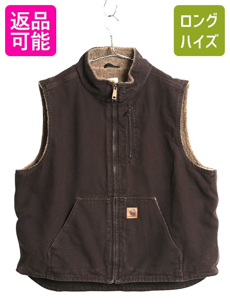 90’s〜 USA製 Carhartt ダックベスト 裏ボア 楽天市場】80s 90s USA製 カーハート 裏 ボア ダック ベスト