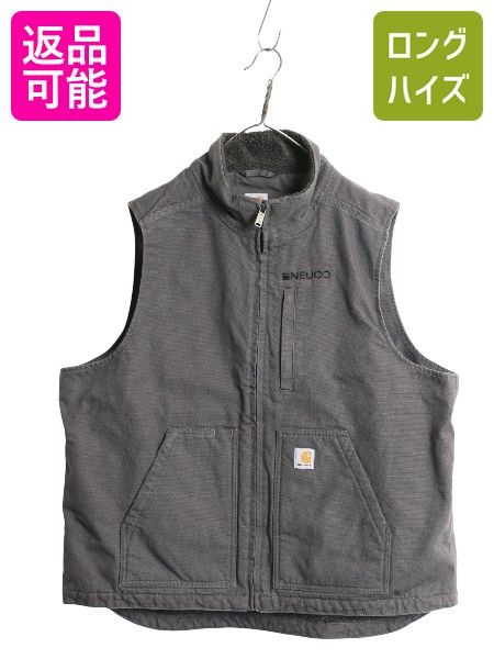 Carhartt ジップアップベスト　古着 中古・古着通販】CarHartt (カーハート) ダックワークベスト