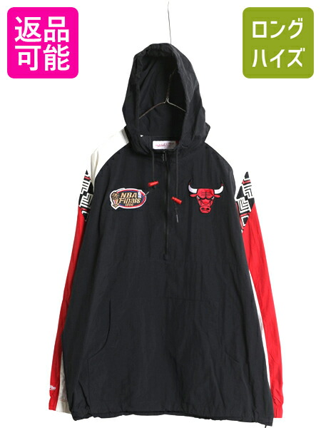 楽天市場】NBA Chicago Bulls ハーフジップ ナイロンジャケット/NBA