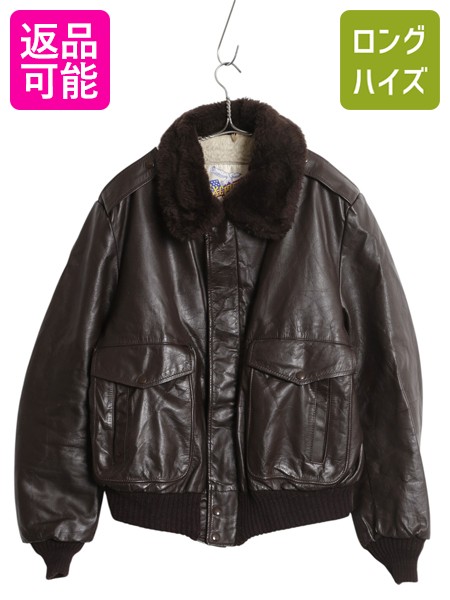80s ショット　schott レザー　中綿　ジャケット　XL 46 レア schott ショット 80s~90s バイカー パーフェクト タグ 618