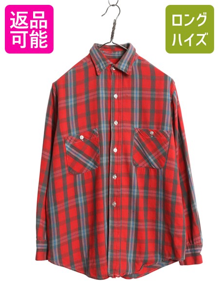 楽天市場】70s USA製 ビンテージ □ NORTHWAY チェック フランネル