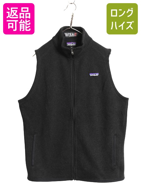 美品　2002年製　patagonia　グースダウンベスト　L　ブラック　ロゴ f-spd24y25n150.jpg