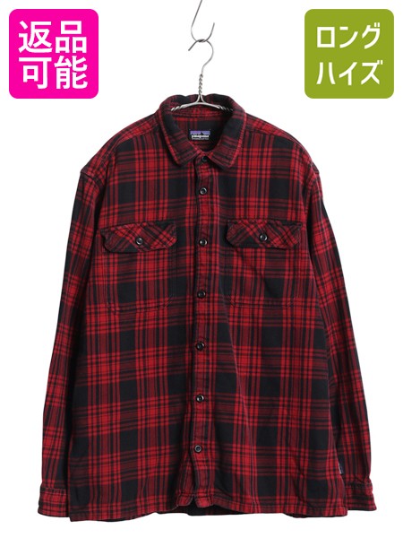 楽天市場】90s 大きいサイズ XL □ 96年製 パタゴニア チェック 長袖