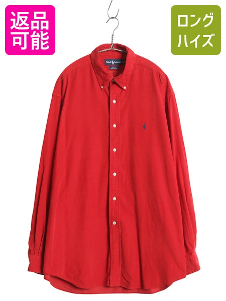 楽天市場】90s ラルフローレン コーデュロイ 長袖 ボタンダウン シャツ