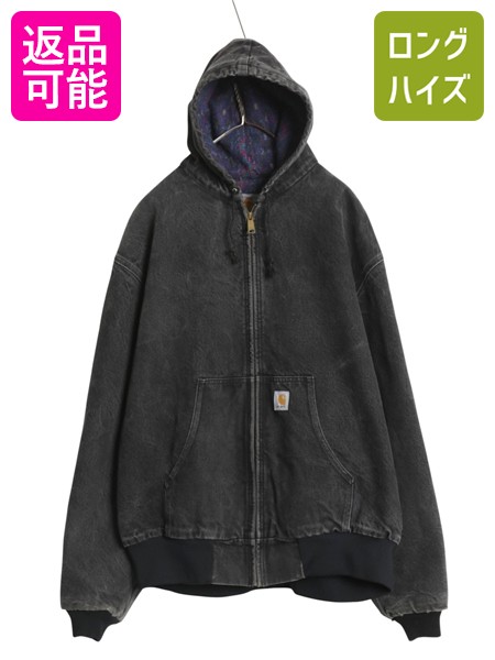 Carhartt デニム 革タグ アクティブジャケット ヴィンテージ Carhartt デニム 革タグ アクティブジャケット ヴィンテージ