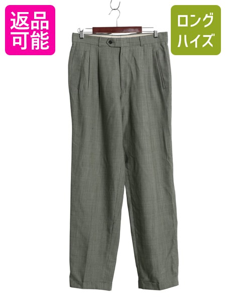 （古着）50s 60s usa製　スラックス　ストレートパンツ　グレー 古着】50s ヴィンテージパンツ グレー TALONジップ スラックス