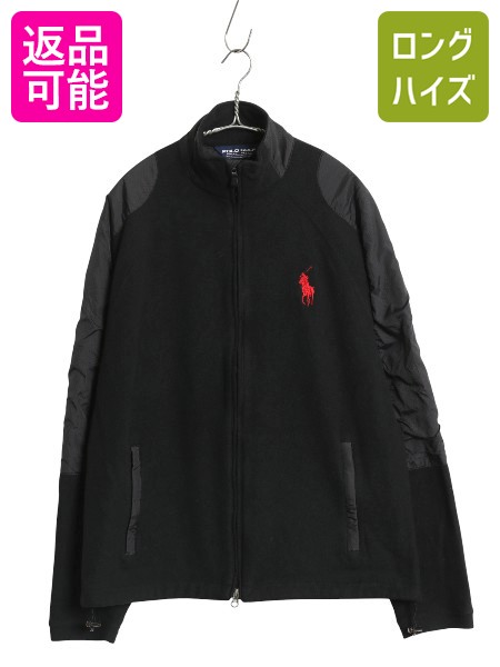 POLO GOLF RALPH LAUREN ナイロンジャケット（赤×ネイビー） POLO GOLF RALPH LAUREN ナイロンジャケット（赤×ネイビー