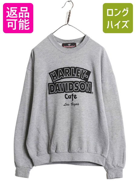 【90's Harley-Davidson】 ヴィンテージスエットL USA製 HARLEYDAVIDSON トレーナー スウェット 90sハーレーダビッドソン 90's