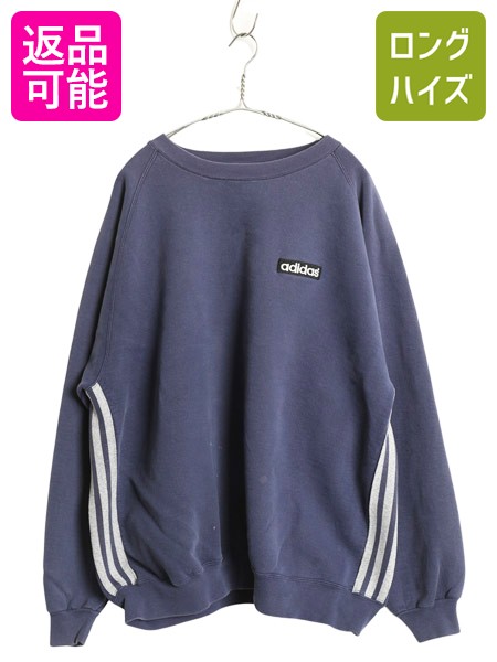 オアシス リアム着 80s 90s adidas スウェット USA製 紺 XL リアムギャラガー着用の古着adidasのスウェットを買ってみた