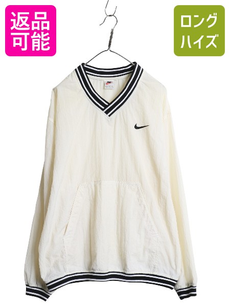 楽天市場】90s □ NIKE Vネック プルオーバー ナイロン ジャケット  