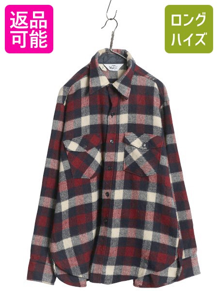 楽天市場】90s USA製 ウールリッチ チェック ウール 長袖 シャツ