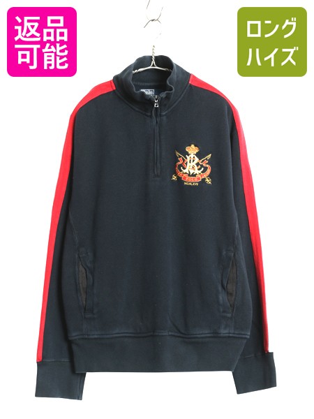 楽天市場】90s ポロ ラルフローレン ハーフジップ スウェット メンズ L