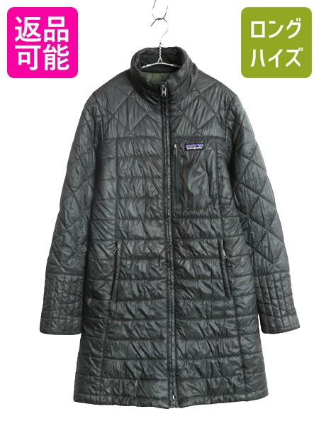【4/15 25名様限定1000円OFFクーポン】 パタゴニア ラダリー パーカー レディース XS / 古着 17年製 中綿 ナイロン キルティング ジャケット フルジップ ジャンパー ロング コート| 中古 Patagonia ハイネック 中綿ジャケット ナイロンジャケット キルティングジャケット ロ 11,088円