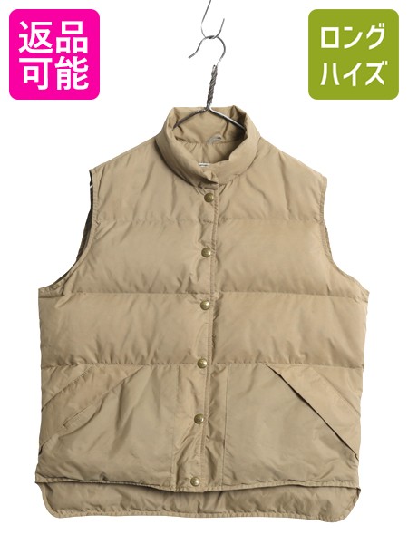 極美品 GAP Lサイズ 無地 中綿 ナイロン ベスト NAVY