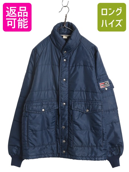 70's 状態良好 ビンテージ チャンピオン スポーツジャケット ビッグサイズ 70s チャンピオン コーチジャケット 青系【メンズL程度