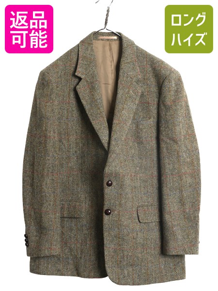 楽天市場】90s イギリス製 ハリスツイード テーラード